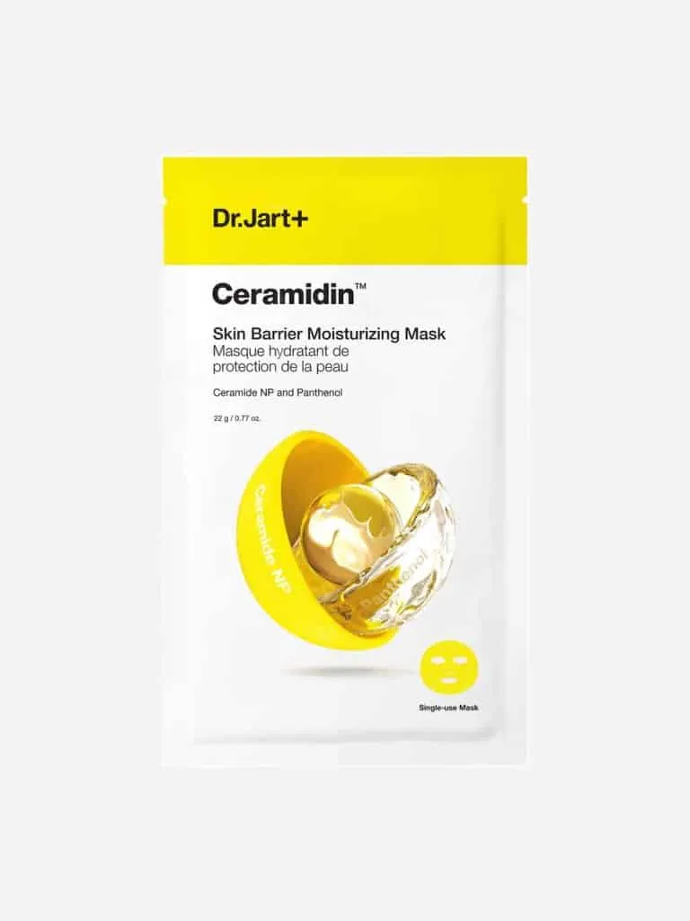 Dr.Jart+ Ceramidin Skin Barrier Moisturizing Mask sheet mask packet