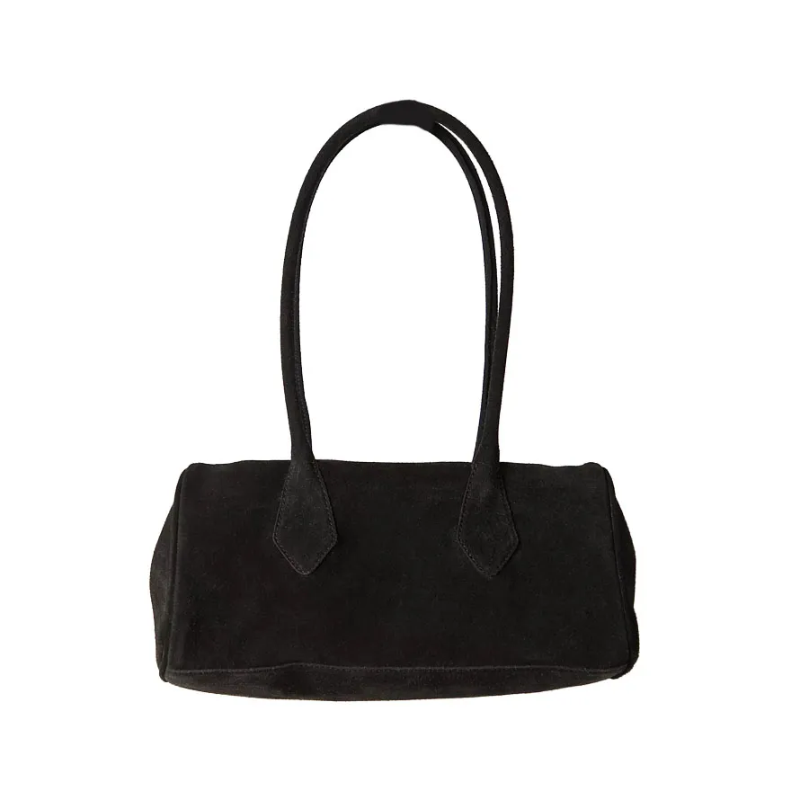 Free People Sierra Suede Shoulder Bag in black