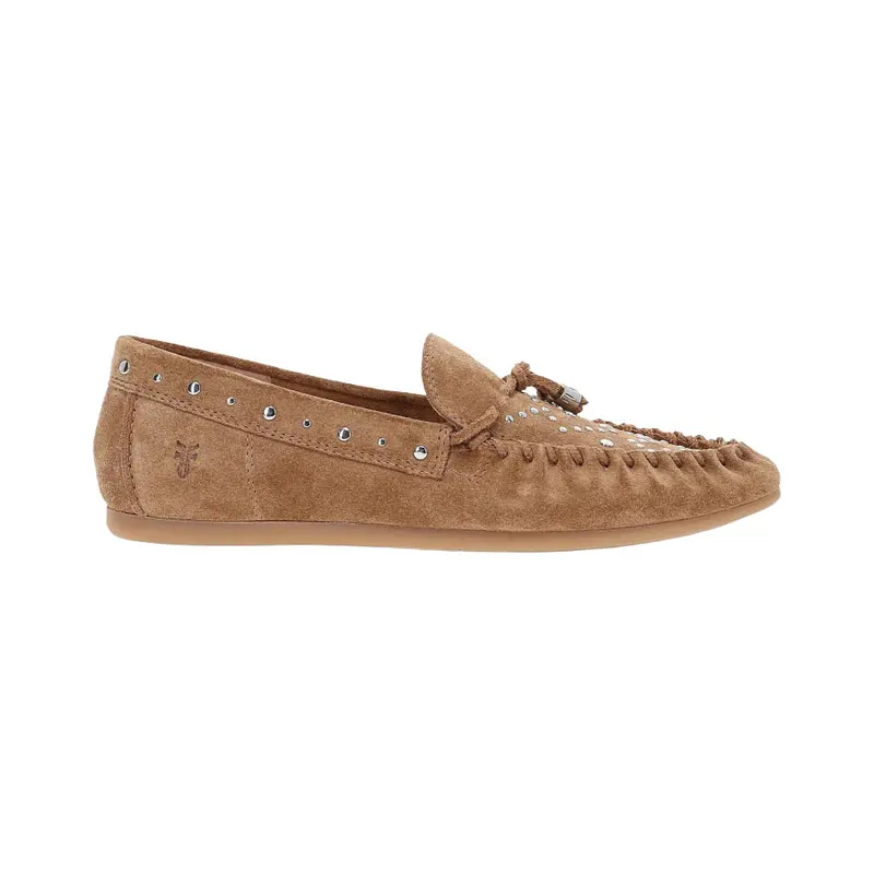 stud moc loafers
