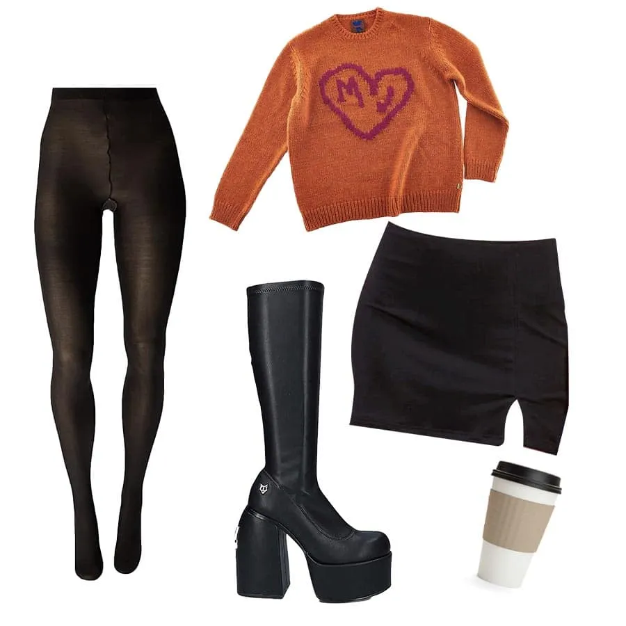 IT'S A BIG SWEATER LITTLE SKIRT FALL